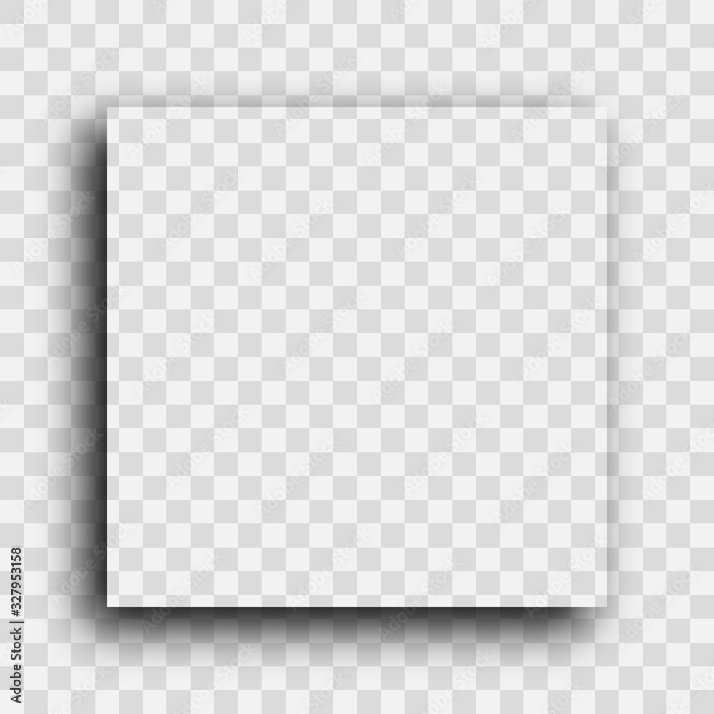 Dark transparent realistic shadow Dark transparent realistic shadow