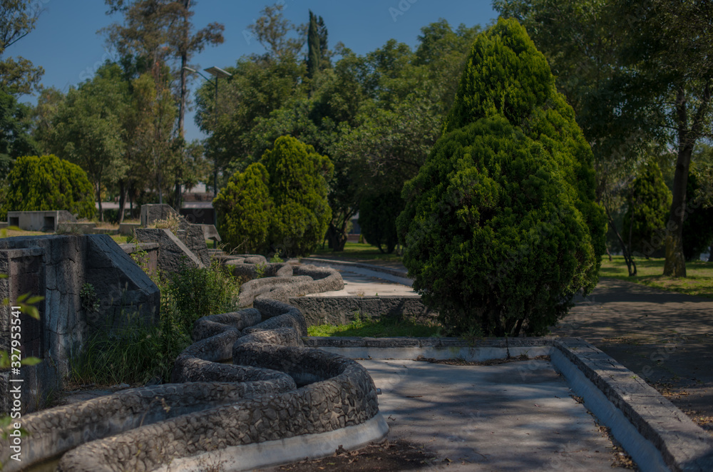 Daytime Scene at Chapultepec park in Mexico city