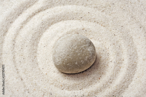 Murais de parede Sand and stone texture background with line pattern