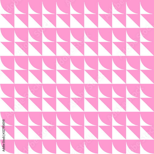 Geometric abstract pattern in retro 50's style 