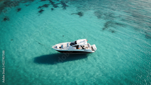 Luxury boats in paradise 