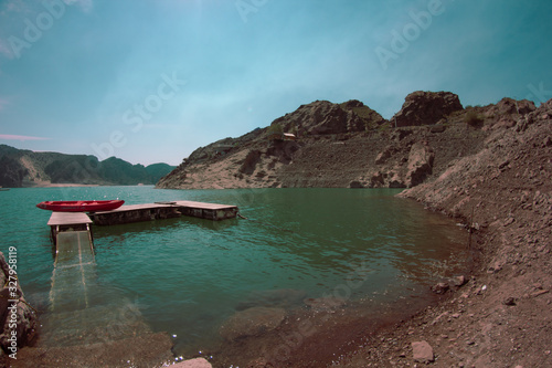 view of the sea and mountains