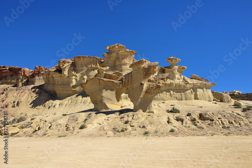 Erosiones de Bolnuevo, Mazarrón, Murcia, España photo