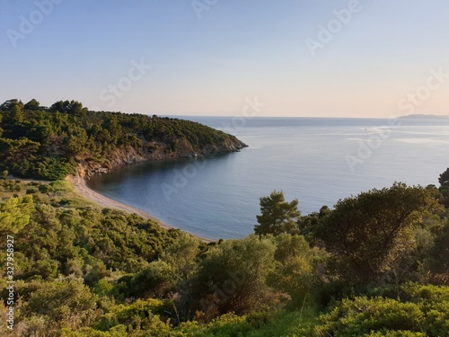 Wallpaper Mural landscape with lake and mountains Torontodigital.ca