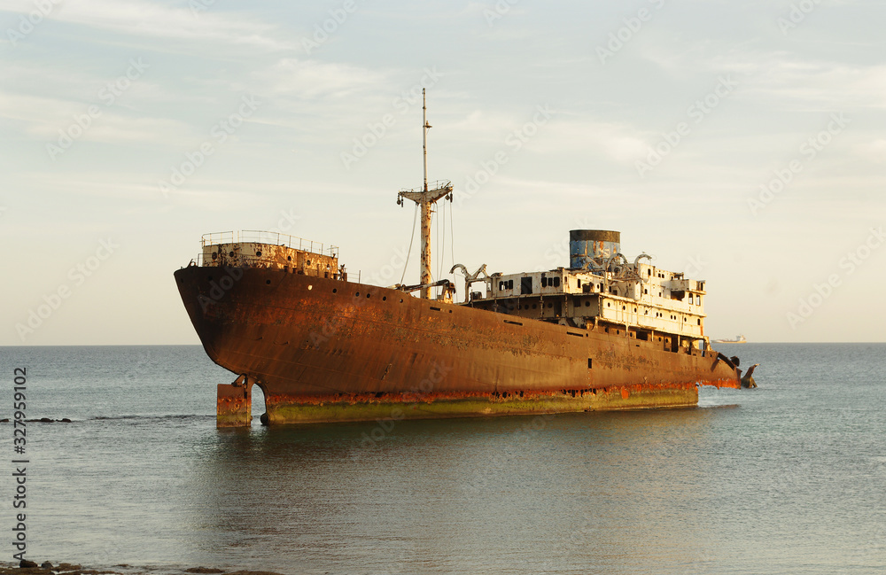 ship wreck, Arrecife, Lanzarote