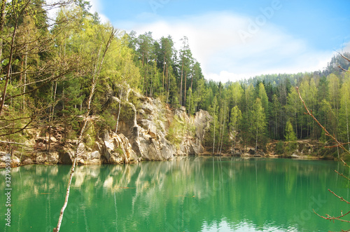 mountain lake Skalne Mesto Ardspach