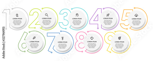 Vector infographic template