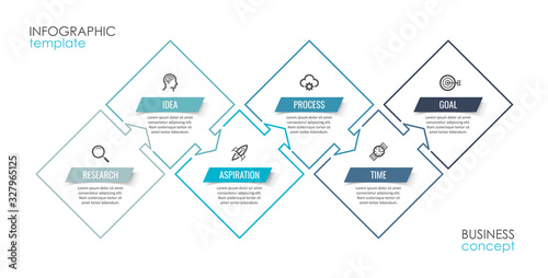 Vector infographic template