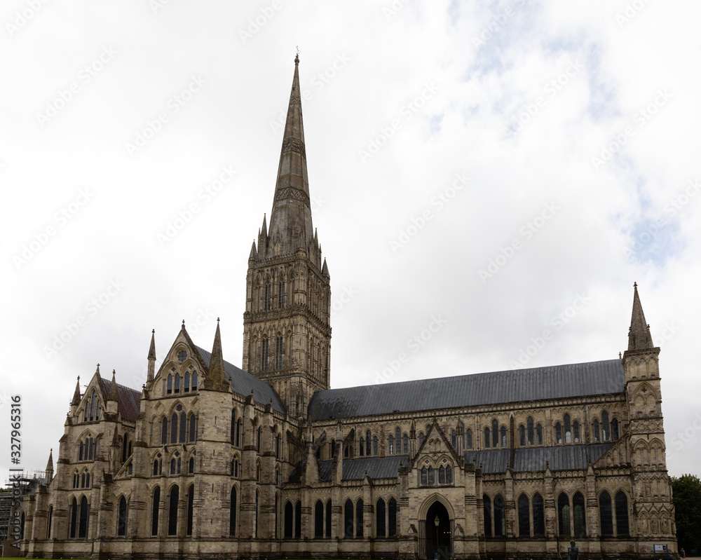 Salisbury Cathedral in England, United Kingdom