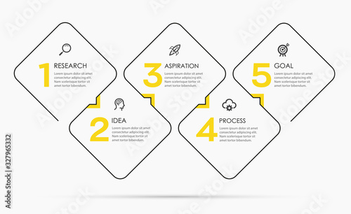 Vector infographic template