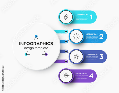 Vector infographic template