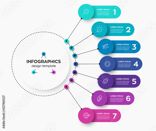 Vector infographic template