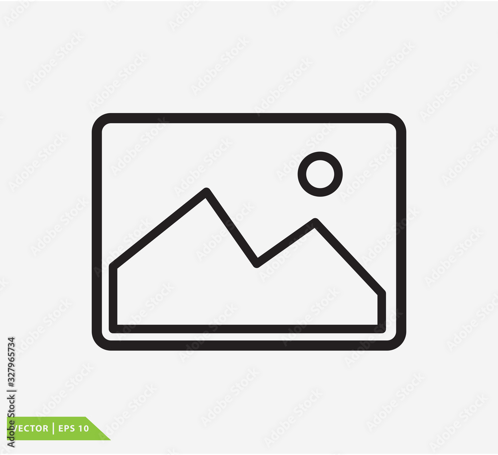 Picture image icon vector logo design template Picture image icon vector logo design template