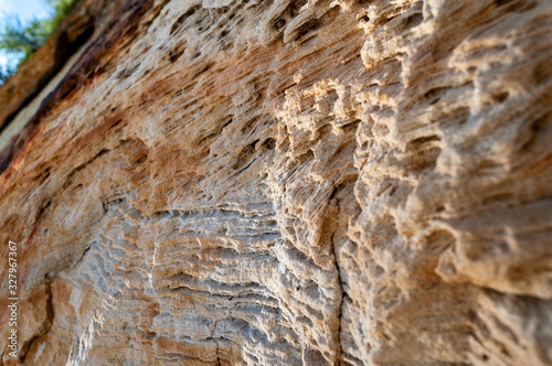 close up texture of sandstone 