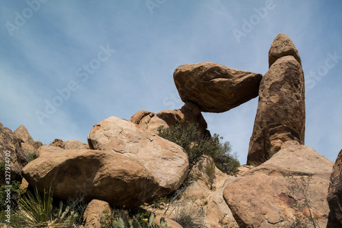 balanced rock formation 