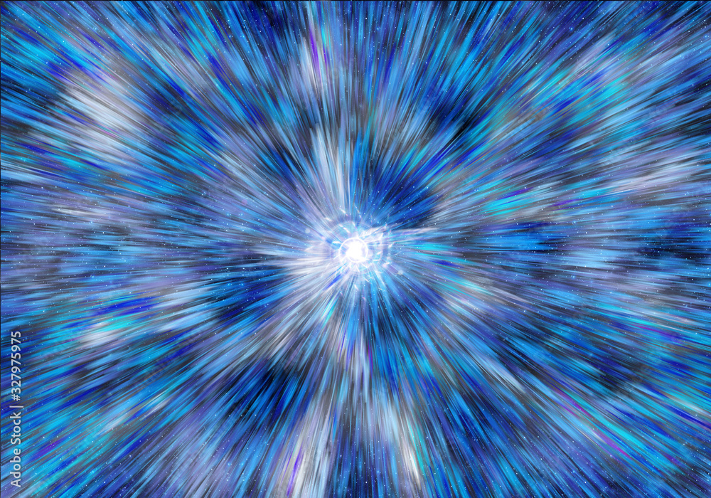 Abstract 3d illustration flight in retro colorful hyper warp space in the tunnel Abstract 3d illustration flight in retro colorful hyper warp space in the tunnel