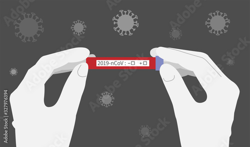 Hand of Chemist in White Protective Gloves 
