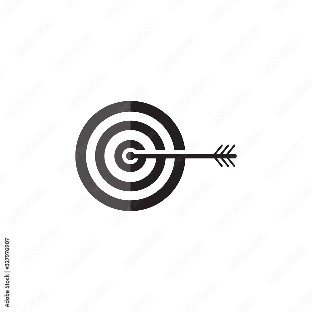 Target and arrow vector icon design. vector illustration Target and arrow vector icon design. vector illustration