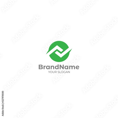 Free Download Green Circle Check Mark Logo Design vector - GFXLoad