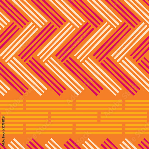 Vector Zig Zag Line Abstract Repeating Seamless Pattern. Perfect for fabric, Wallpaper and Scrap Booking.
