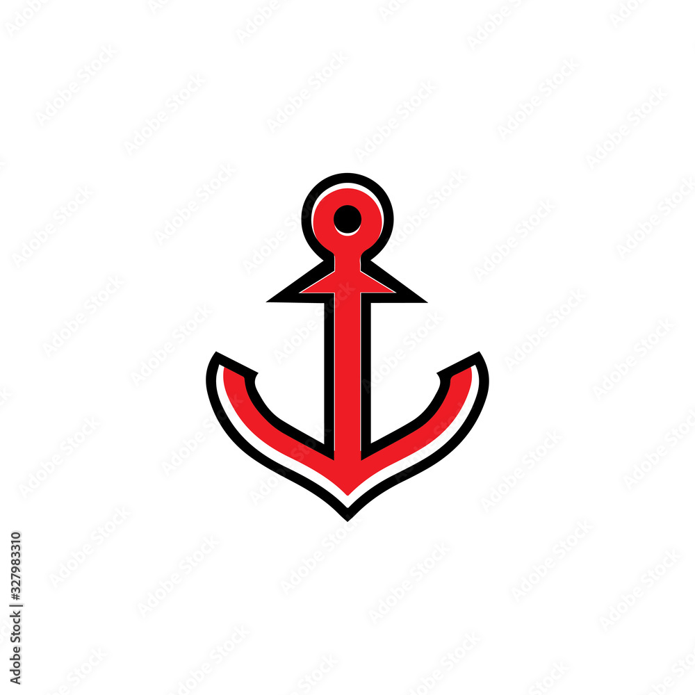 Anchor icon Logo Template vector illustration Anchor icon Logo Template vector illustration