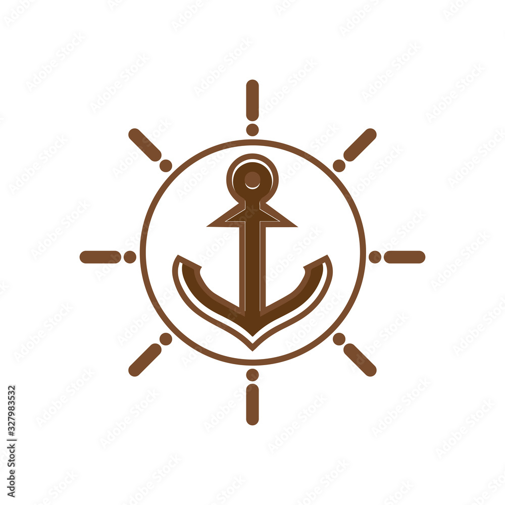 Anchor icon Logo Template vector illustration Anchor icon Logo Template vector illustration