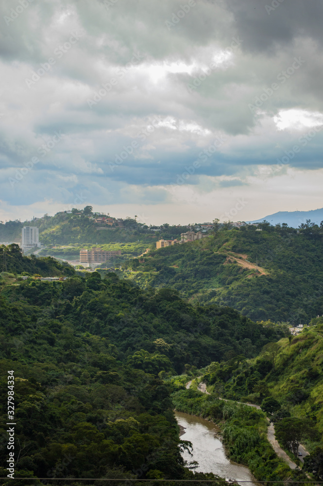 Fototapeta premium panorama of mountains