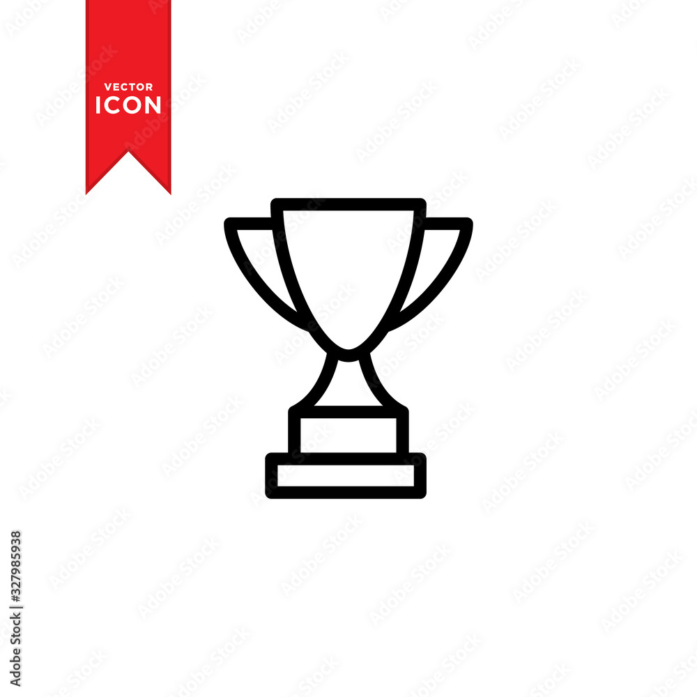 Trophy icon vector. Simple design on trendy icon. Trophy icon vector. Simple design on trendy icon.