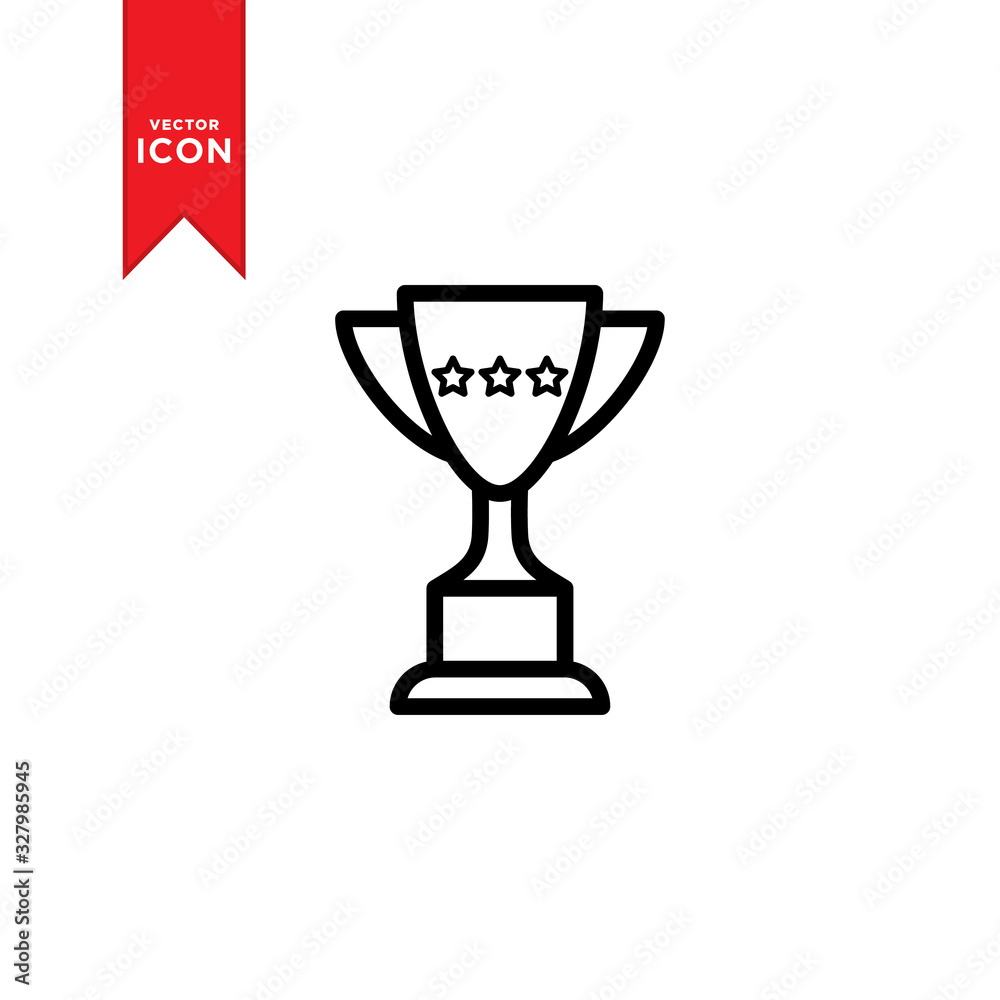 Trophy icon vector. Simple design on trendy icon. Trophy icon vector. Simple design on trendy icon.