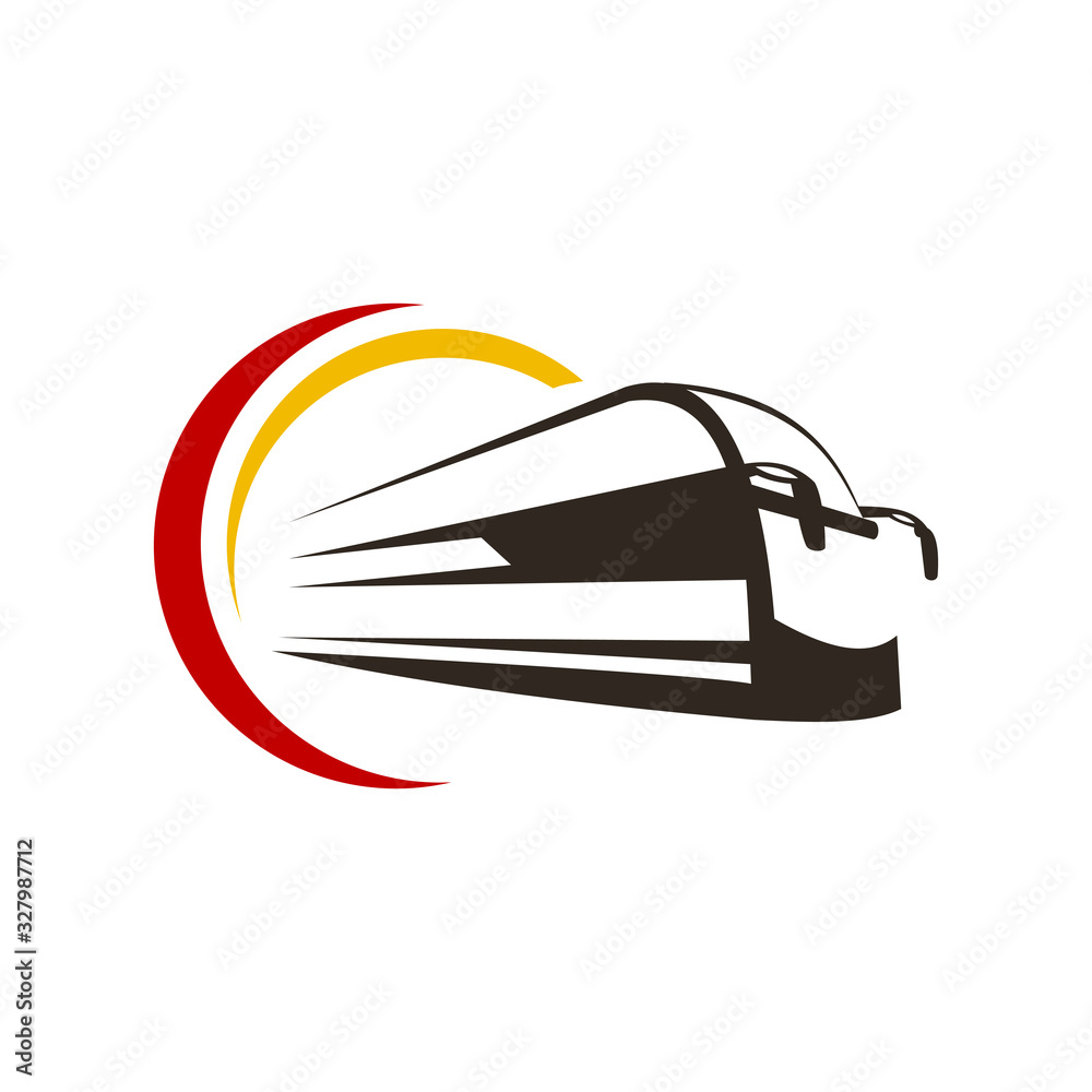 Bus transportation template vector illustration design Bus transportation template vector illustration design