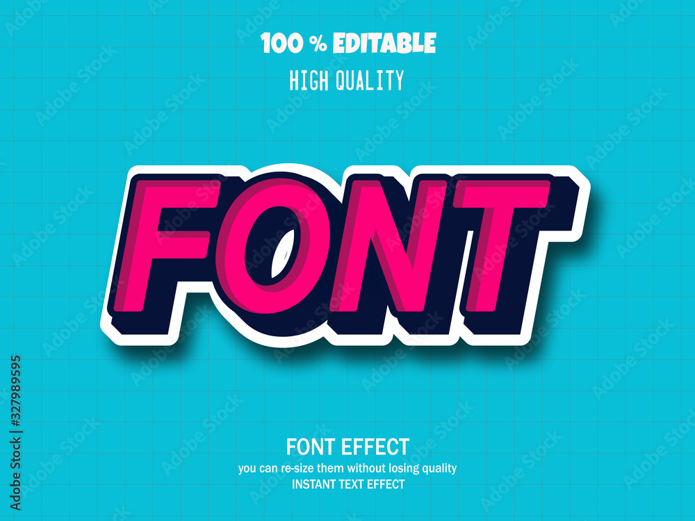 modern styled 3D trendy font and alphabet for poster