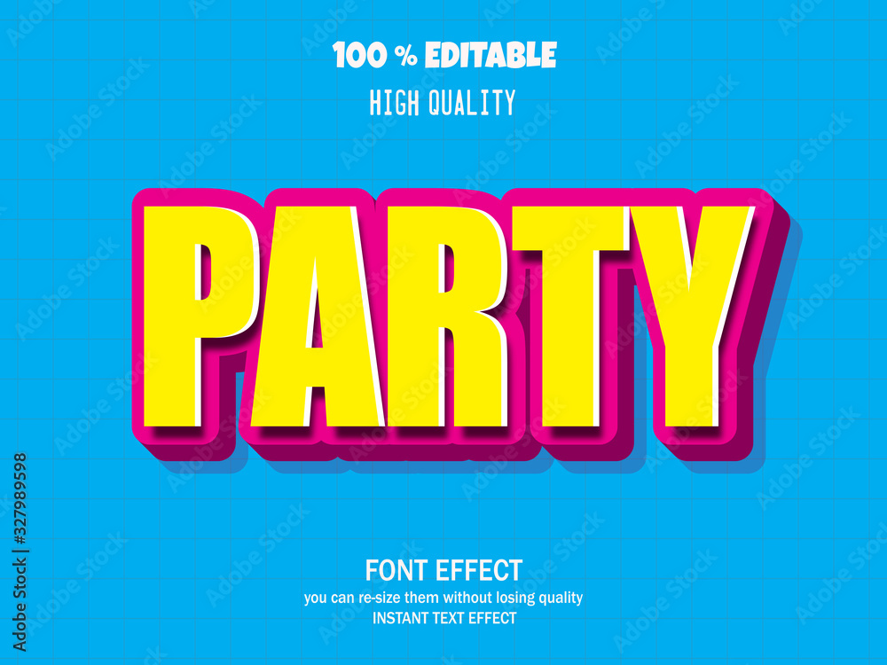 modern styled 3D trendy font and alphabet for poster