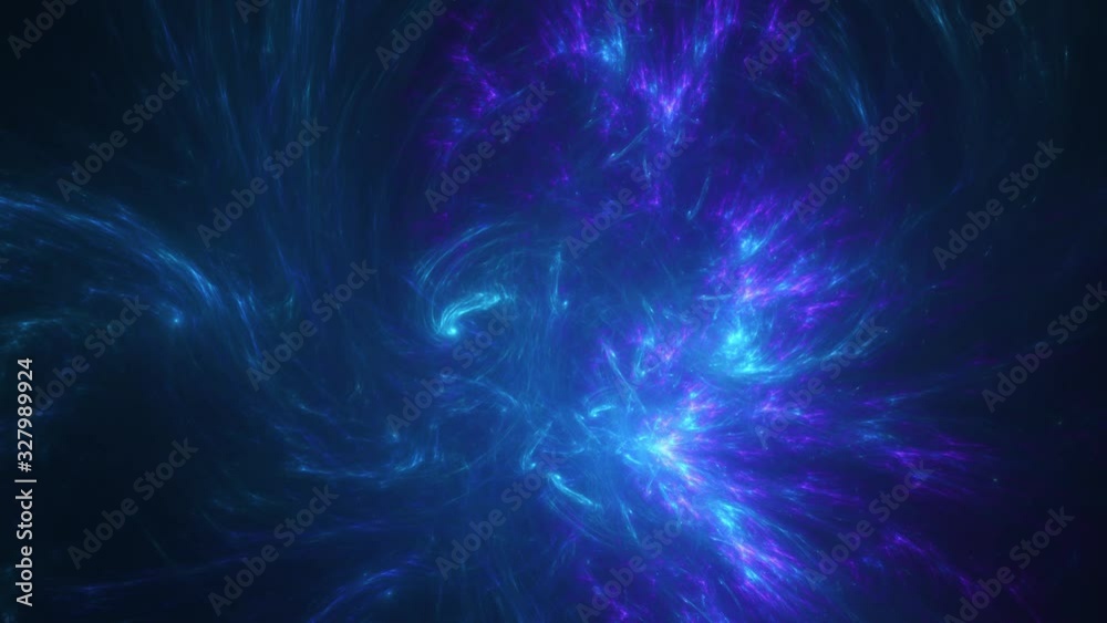 Deep space universe nebula journey. abstract background. Futuristic galactic colorful swirl and blend animation in 4K