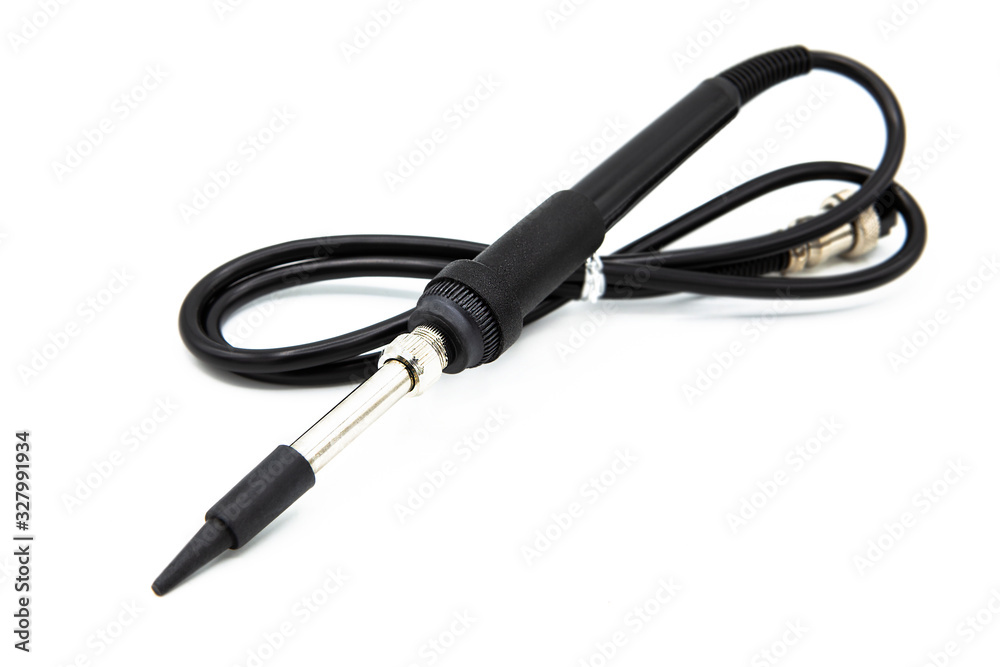 Soldering iron isolated on white background Soldering iron isolated on white background