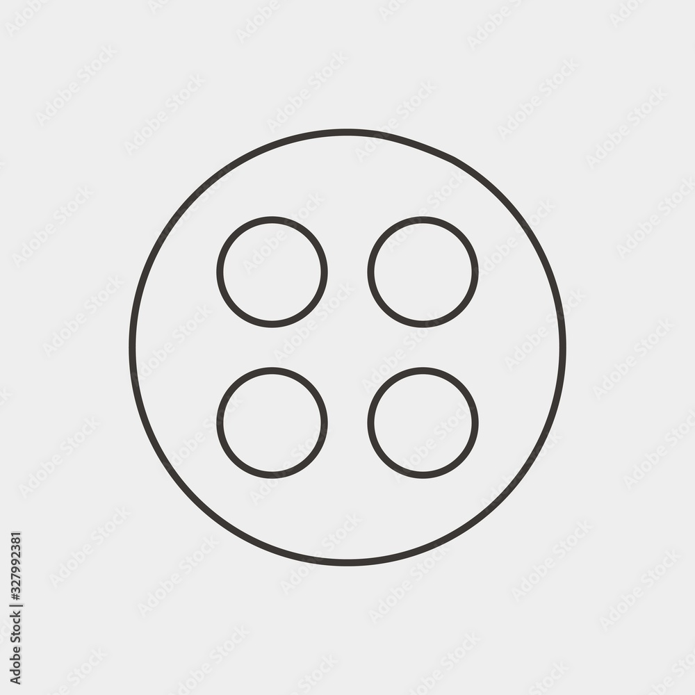 Fototapeta premium film icon vector illustration and symbol for website and graphic design