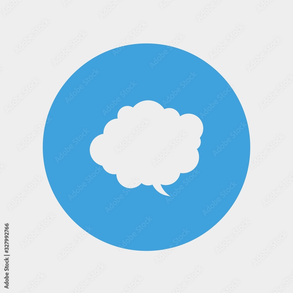 thinking bubble icon vector illustration and symbol for website and graphic design thinking bubble icon vector illustration and symbol for website and graphic design