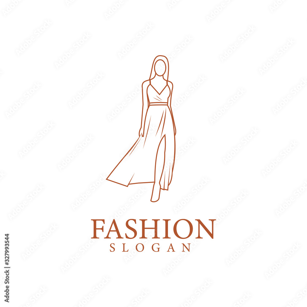 Fashion logo template vector illustration design Fashion logo template vector illustration design
