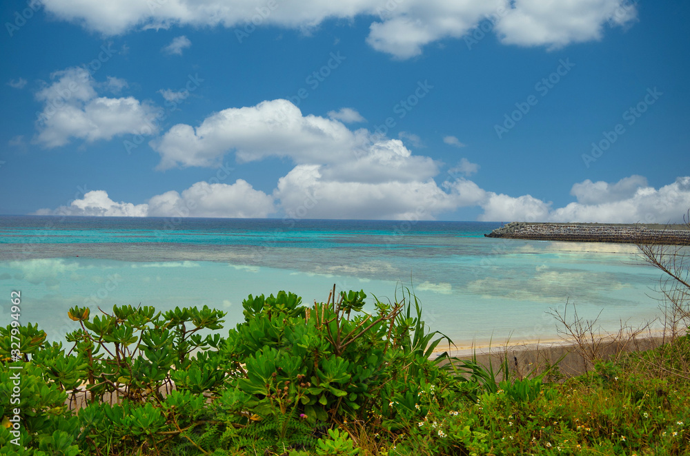 Nishihama Beach in Hateruma Island, Okinawa