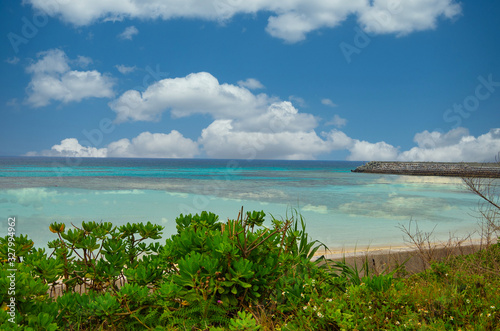 Nishihama Beach in Hateruma Island  Okinawa