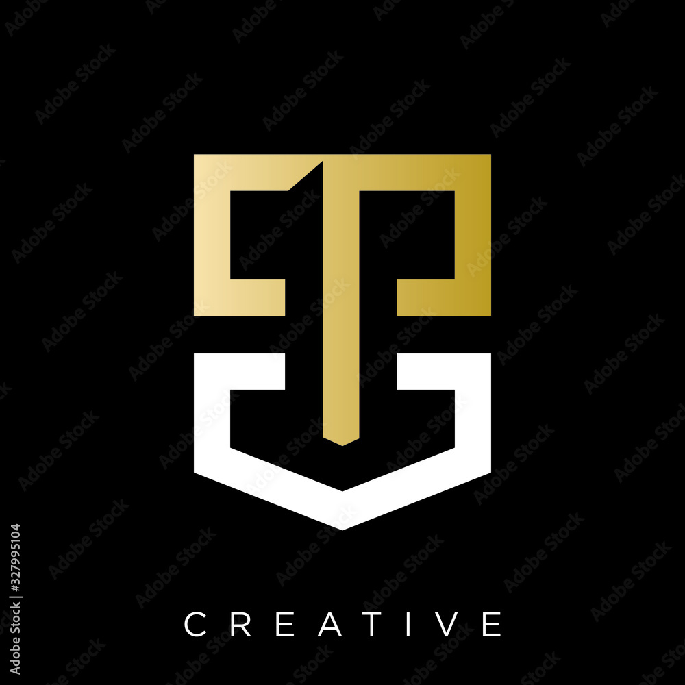 cp shield logo design vector cp shield logo design vector