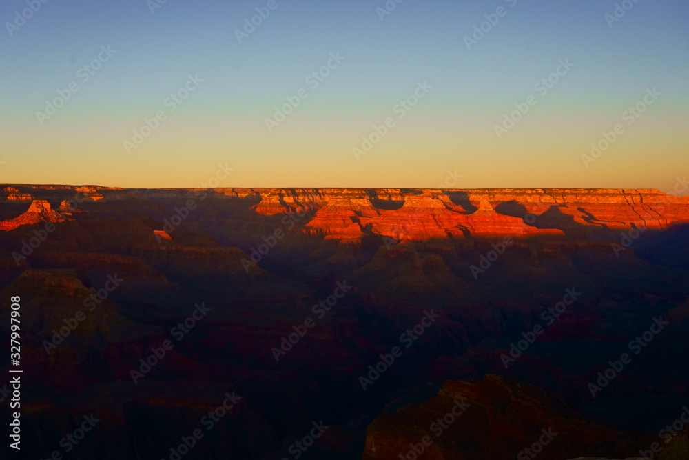 グランドキャニオンの夕日 / Sunset in Grand Canyon
