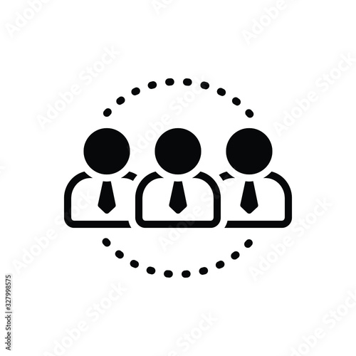 Black solid icon for set 