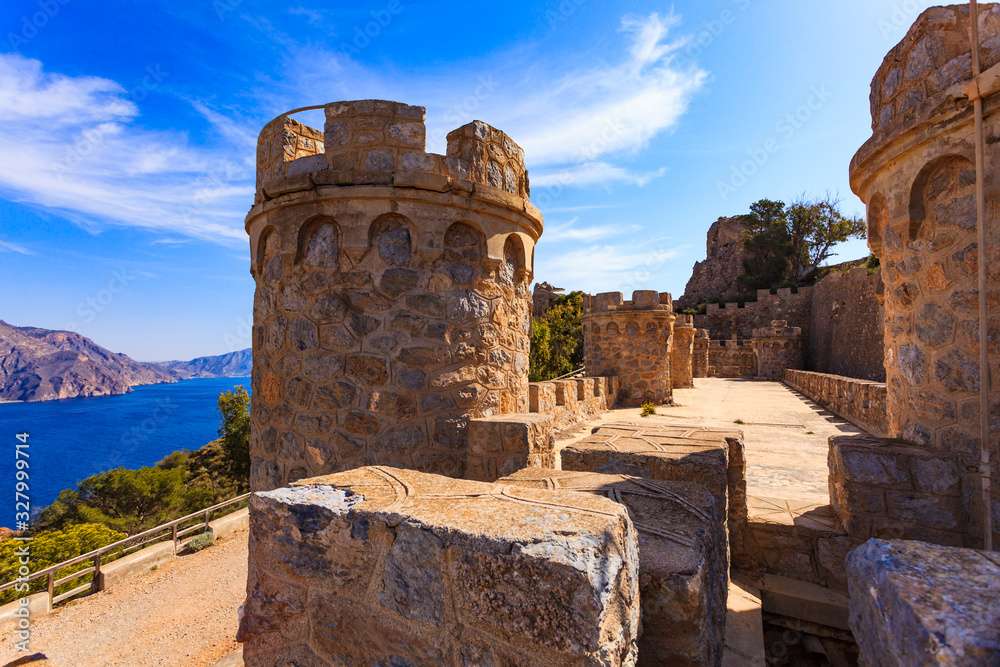 Castillitos Battery in Spain. Defensive architecture