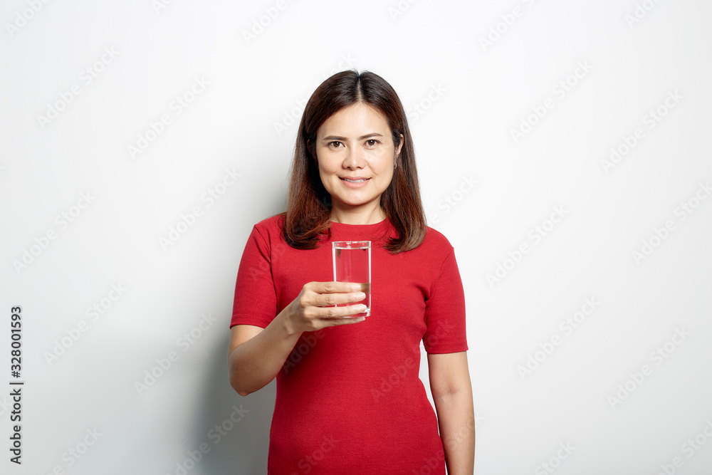 beautiful woman with glass of water beautiful woman with glass of water