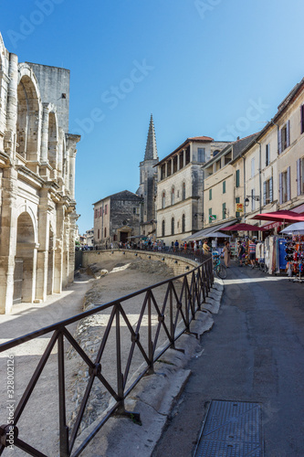 Arles Amphitheatre and Oldt Town, France © Ancoay