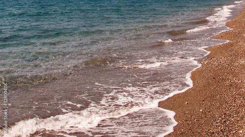 Afandou beach, Mediterranean Sea, Rhodes, Greece photo