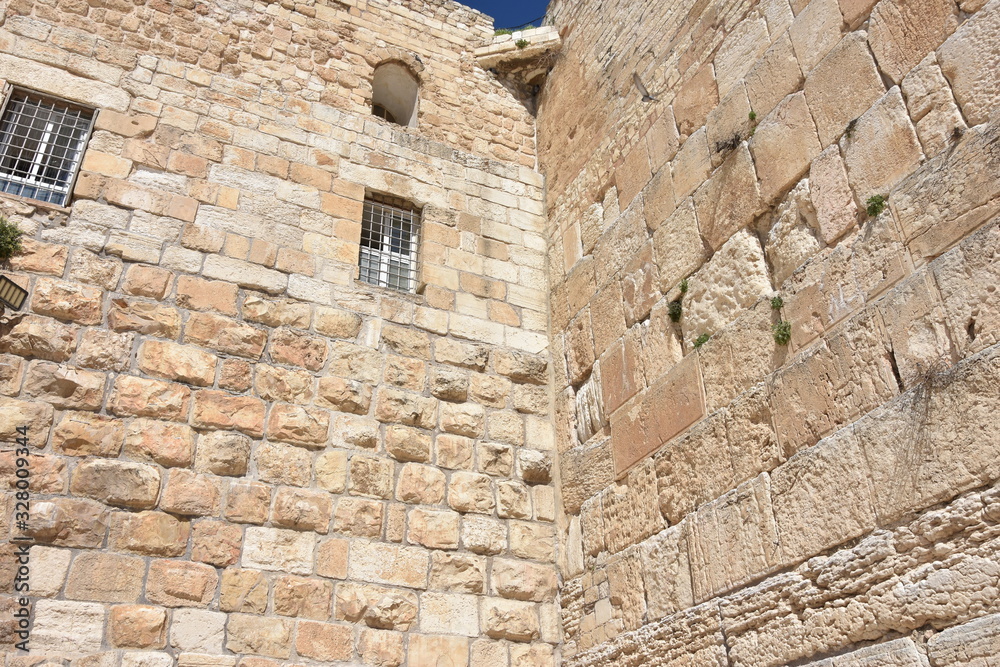 Wailing Wall in Jerusalem, Israel.