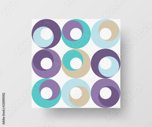 Amazing business advertisement vector mural art square banner mock up. Modern corporate abstract geometric illustration design layout background. Company identity quadrangle texture brochure template.