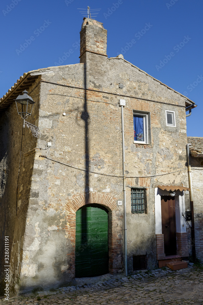 La ville de Tolfa en Italie