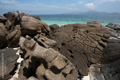 the beach in Myanmar 